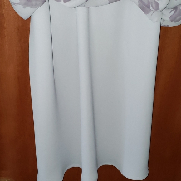 Gorgeous 90's Vintage EXPRESS Lavender Dress - Picture 4 of 4